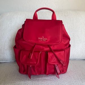 Red Carley Kate Spade Backpack